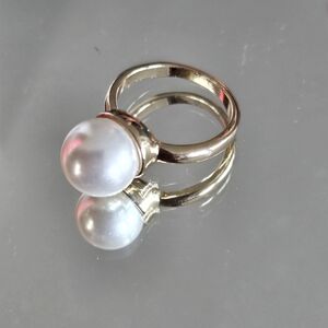 Thomas Sabo Gold Plate Freshwater Pearl Ring